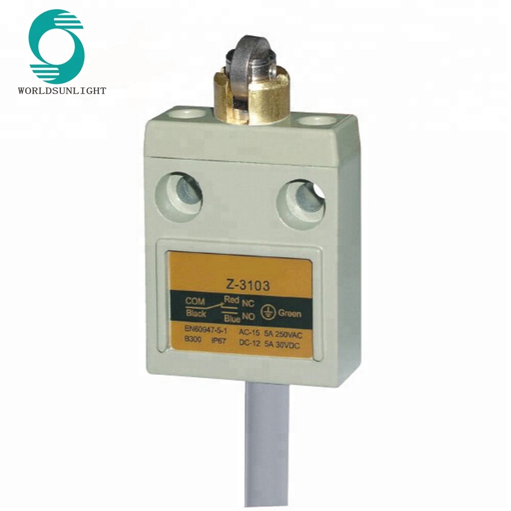 Factory supply z-3 series double-circuit type 250v 5A series types of waterproof limit switch