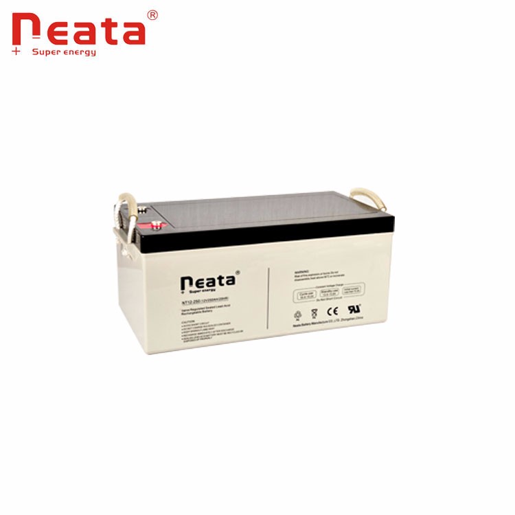 NEATA 12v 250ah solar valve regulated gel deep cycle sealed lead acid battery