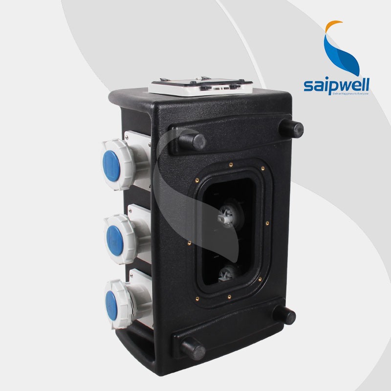 SAIP/SAIPWELL OEM Electrical Distribution Box Waterproof Removable Power Socket Box