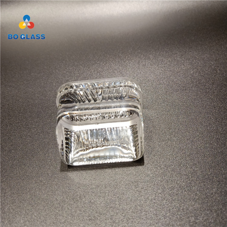 B270/Borosilicate Mold Pressed Optical Glass Prism for Lighting