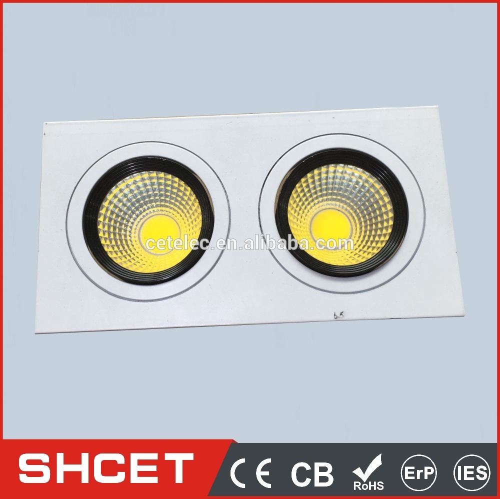 2016 CE CB ROHS CET-074S02 2X7W epistar led downlight review katalog lamp downlight led