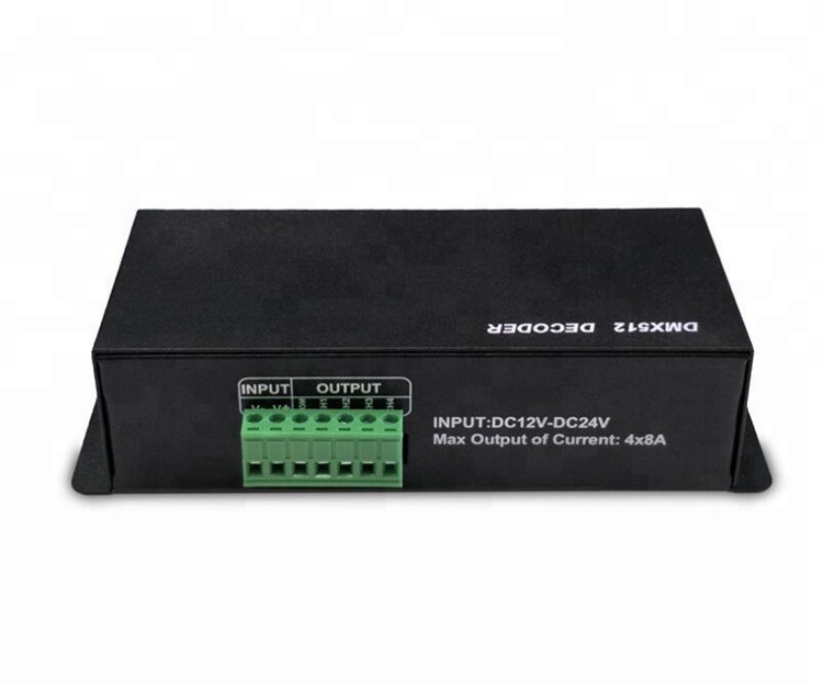 DMX 512 Decoder Controller Intelligent Lighting  dmx512 RGBW Controller