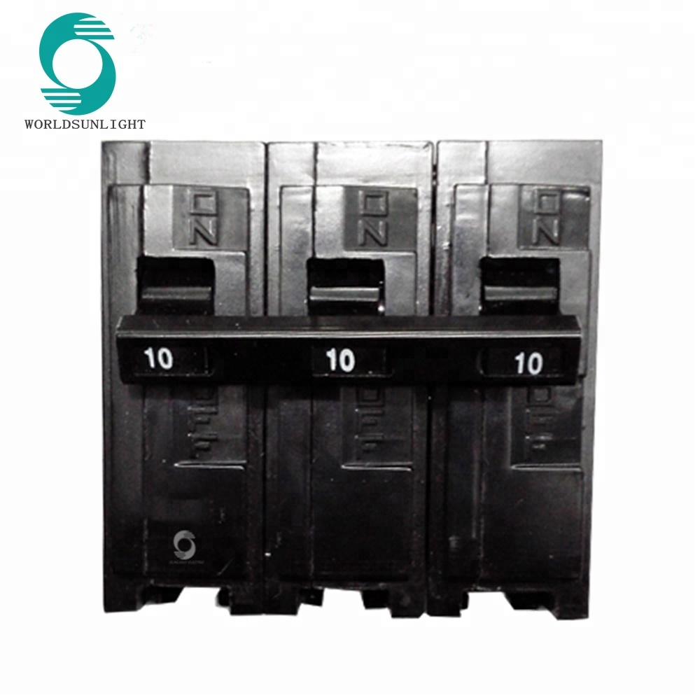 IEC 60898 approval XDZ series plug in type black single pole 120V 30A mcb miniature circuit breaker