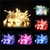 NEW christmas decorative pendant led string lights cherry flower shape sakura japan market PSE