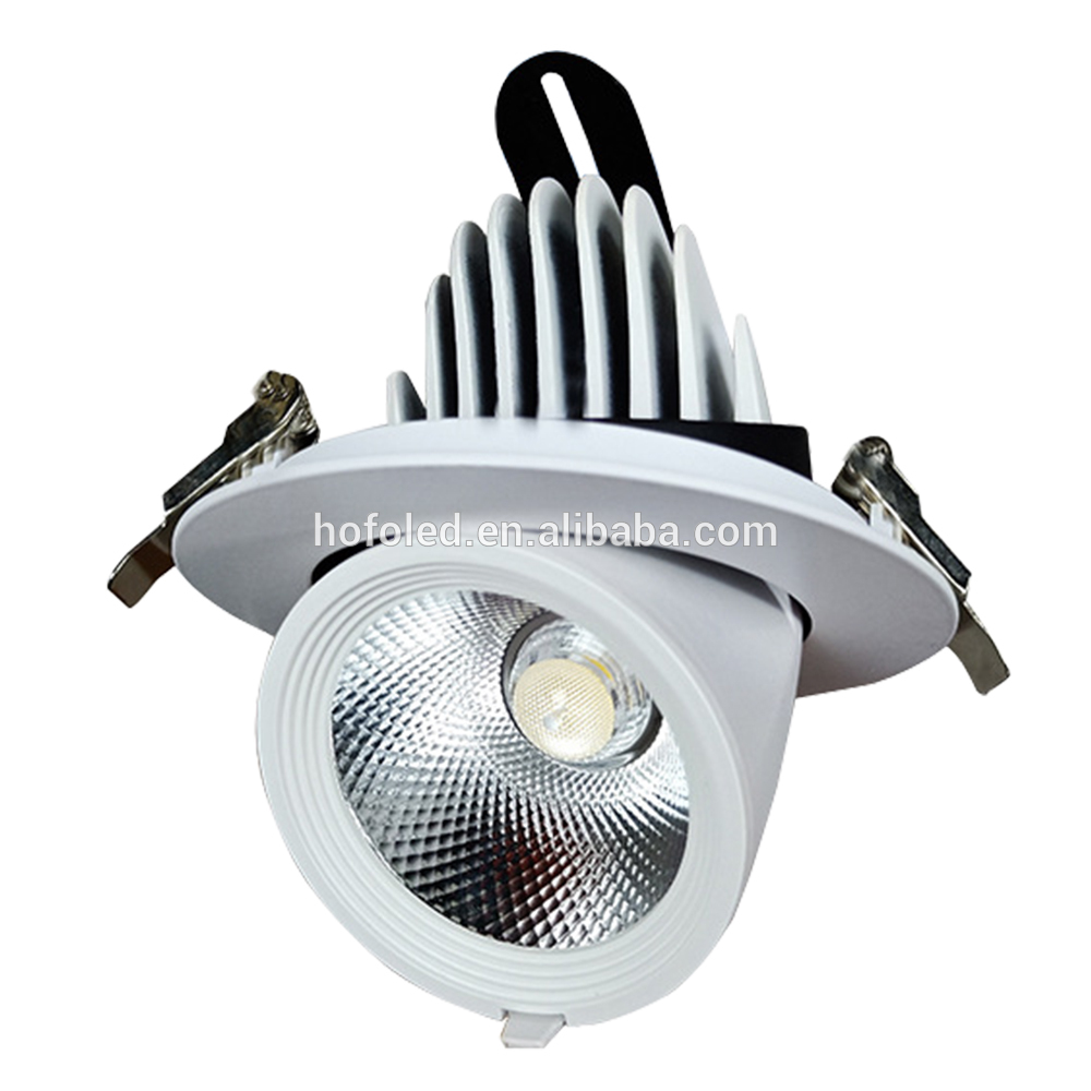 China Triac/0-10V/Dali dimmable adjustable 4 inch led downlight cob 12w