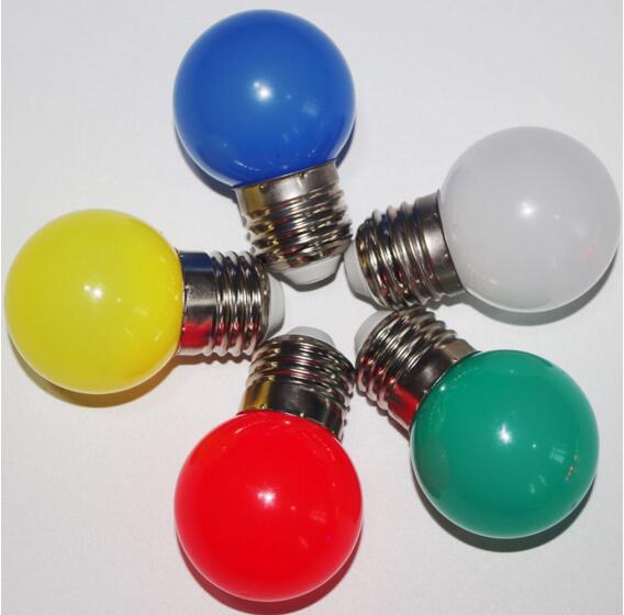 E27 E26 G45 1W decorative led bulb light mini bulbs led lights Christmas Wedding holiday party colorful bulbs