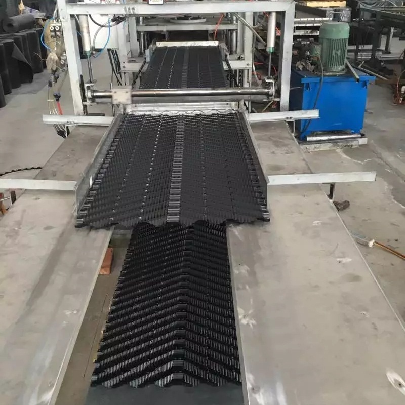 Oblique Wave Cooling Tower PVC Sheet Media, 19mm Pitch PVC Fills Packing for Cooling Tower