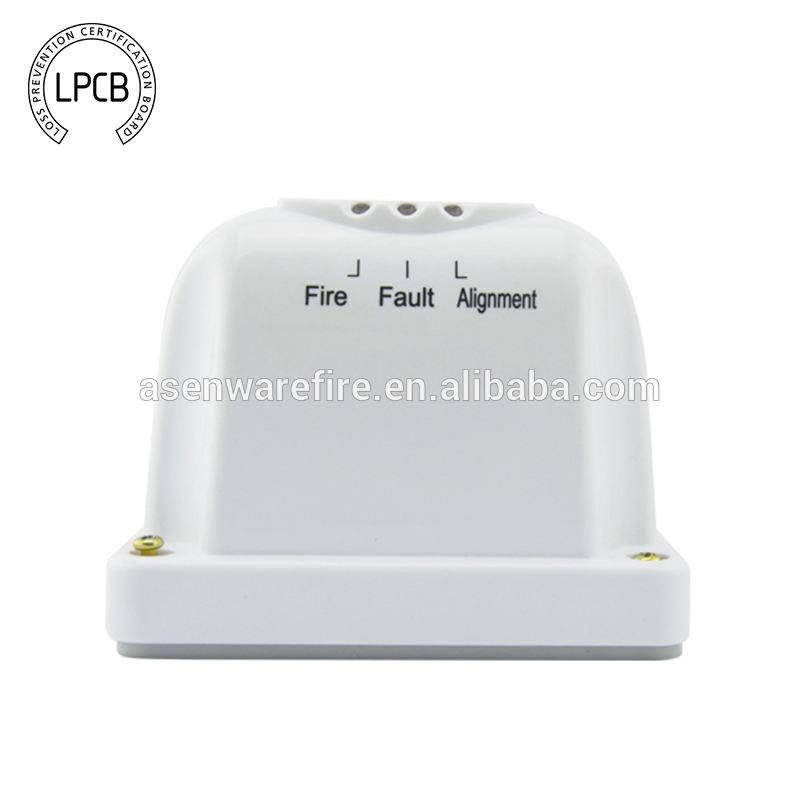 High Sensitivity LPCB fire alarm system reflective photoelectric beam detector