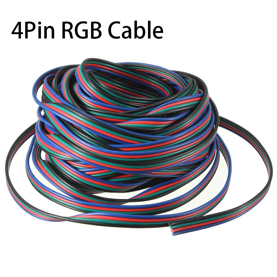 Hot sale 4pin 18/20/22AWG RGB Extension Cable Wire