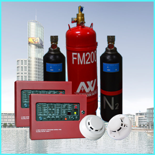 Clean Agent Fire Suppression Systems with FM200