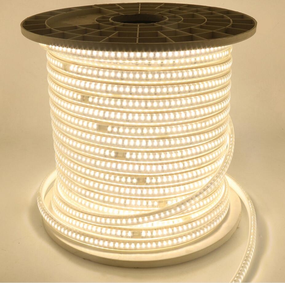 SMD3038 144LEDs/m 220V LED Strip IP67 Waterproof for Engineering Construction