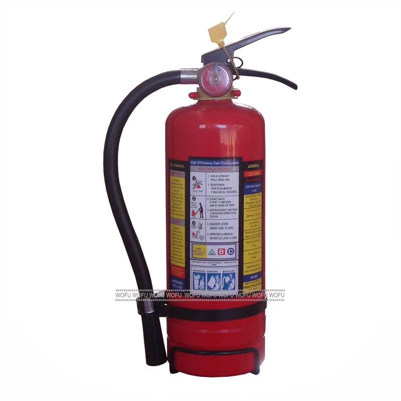 Small portable 2kg ABC dry powder extinguishers