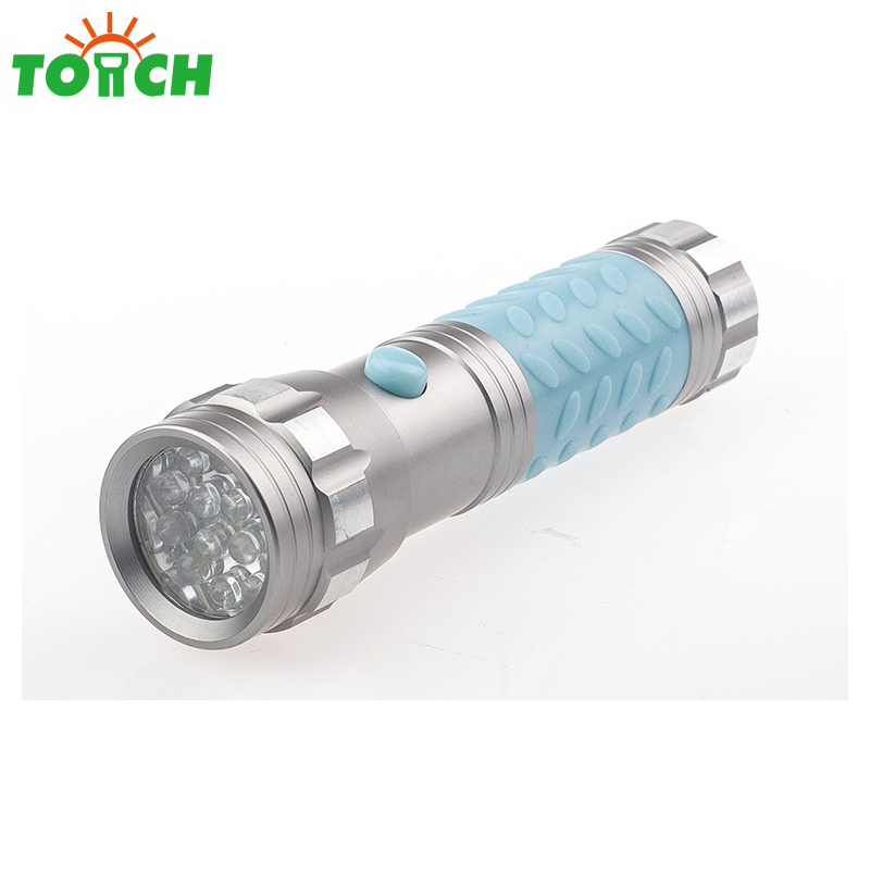 OEM 14 led flash lights uv led flashlight for gift promotional