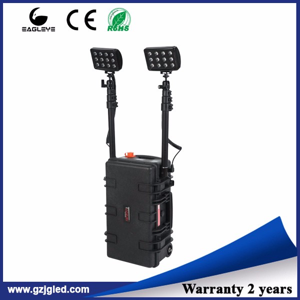 led tower lighting systems high flux 72w portable construction lights