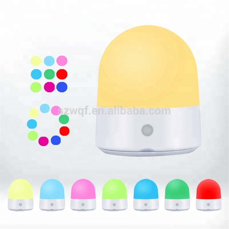 Hot Selling Round Baby Night Light Smart Touch to Tone Brightness CCT LED Lamp 9 Modes Led Desk Home Lighting for Kids Gift