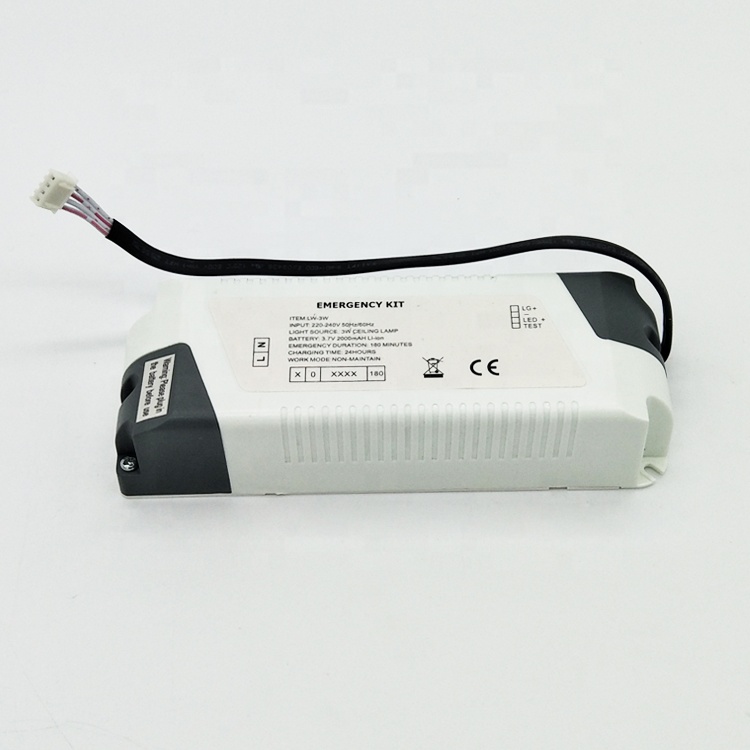 Recessed LED downlight 220v led emergency lighting module