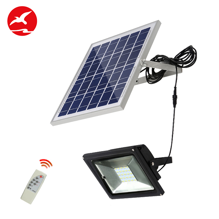 High efficiency customized outdoor waterproof bridgelux 10watt 20watt 30watt 50watt 100watt led solar floodlight