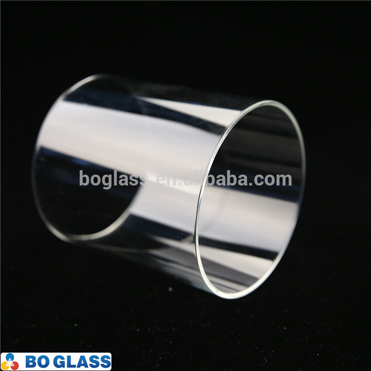 Large diameter borosilicate pyrex glass tube from factory