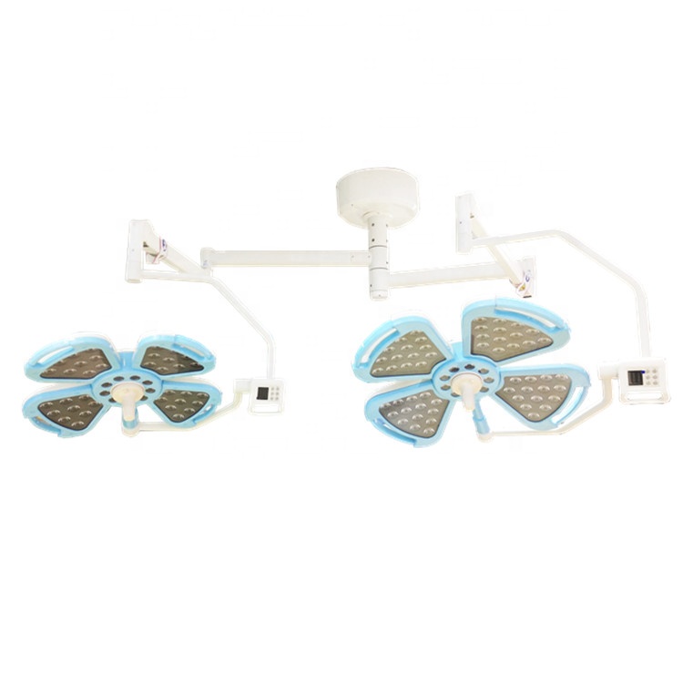Ceiling dual dome operating surgical lamp in hospital LED operation light