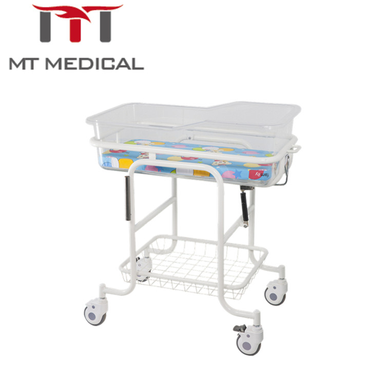 Good sales stainless steel mobile medical equipment crash trolley cart for infants