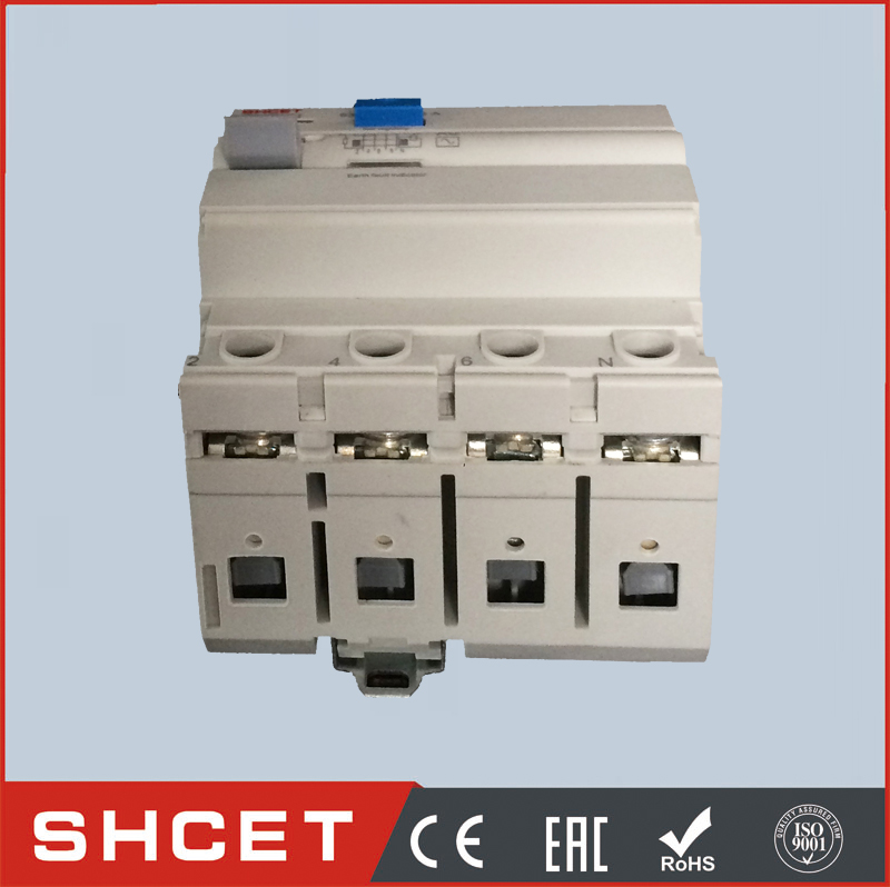 SHCET 4P differential circuit breaker residual current circuit breaker