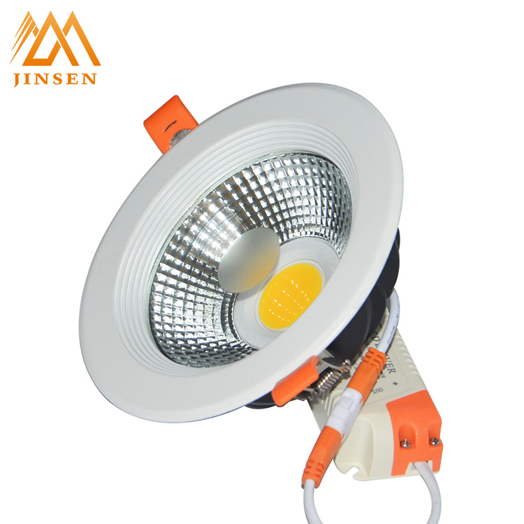 Get a discount factory price aluminum COB 20w led downlight