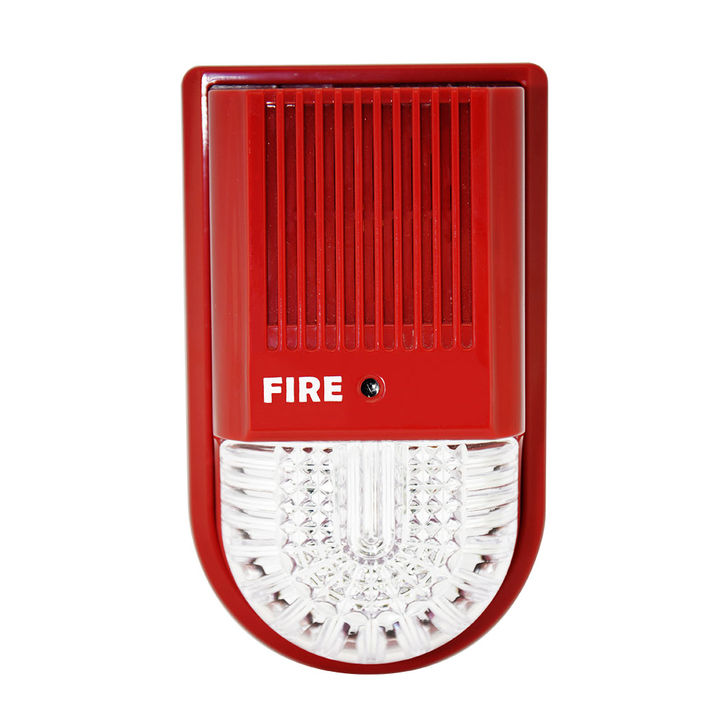 siren with strobe light for addressable fire alarm system