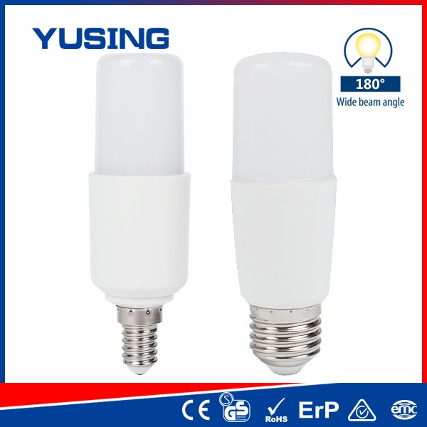 Plastic Coated Aluminum Body SMD2835 T37 E27 LED Bulb 8W