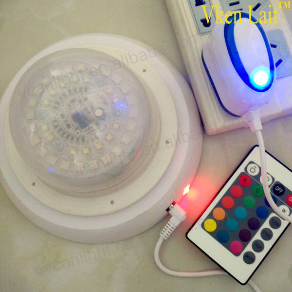 Super Bright 38Leds Led Battery Decorative Holiday Lighting Rechargeable Led Bulb 117mm RF Keys Remote