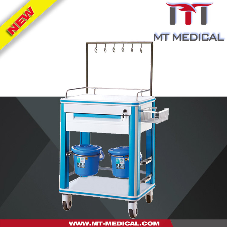 Hospital Iv drip stand medical Trolley Infusion support cart perfusion support trolley