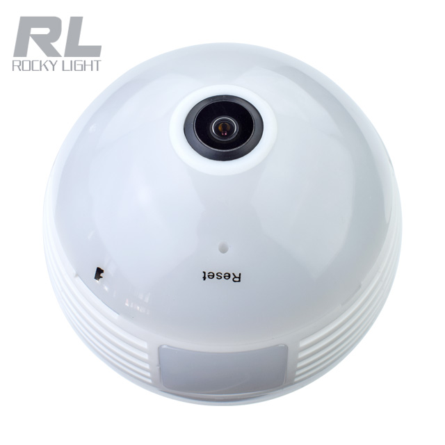 Wireless IP Camera Wi-fi FishEye Bulb Light 360 degree CCTV Camera Home Security WiFi Camera Bulb