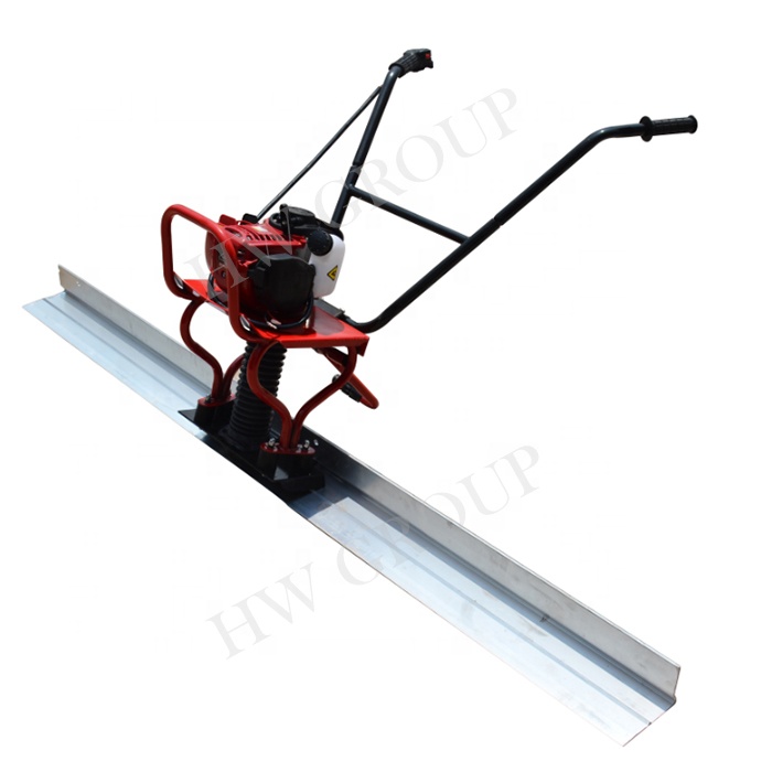 Gasoline engine hand Concrete vibratory screed surface finishing screed
