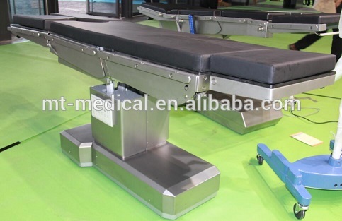 Stainless steel medical device hospital electric operation table with emergency battery