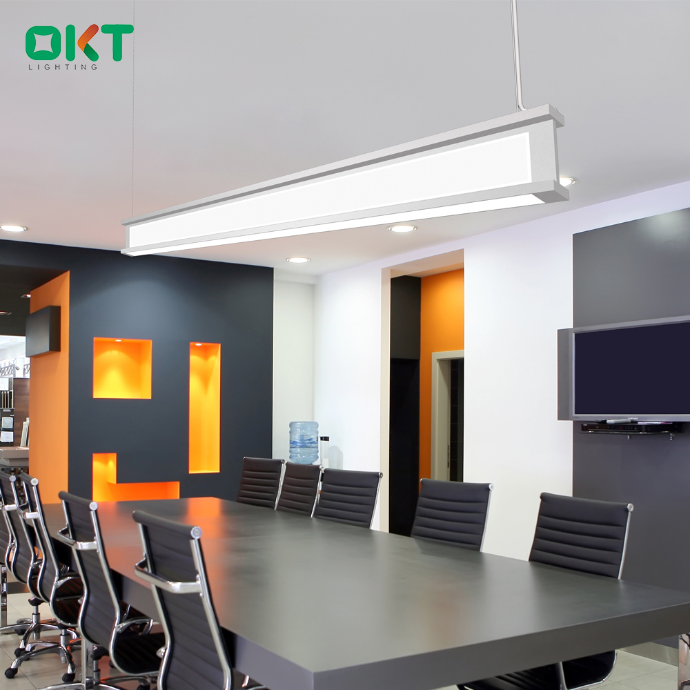 OKT Hot Selling Newly 0-10 Dimmming Commercial LED Linear Pendant Office Light