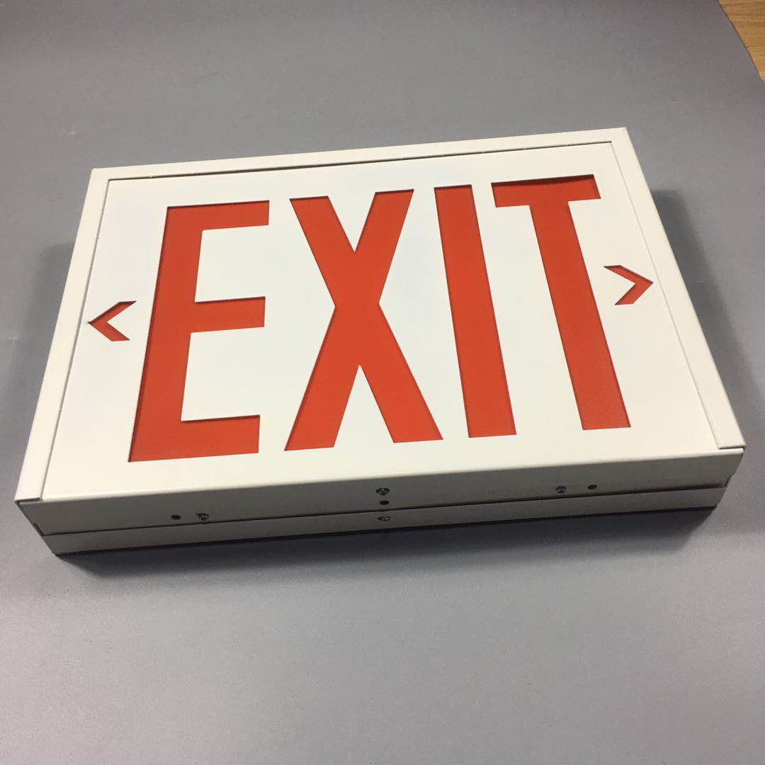 New York standard single or double face emergency light led exit sign