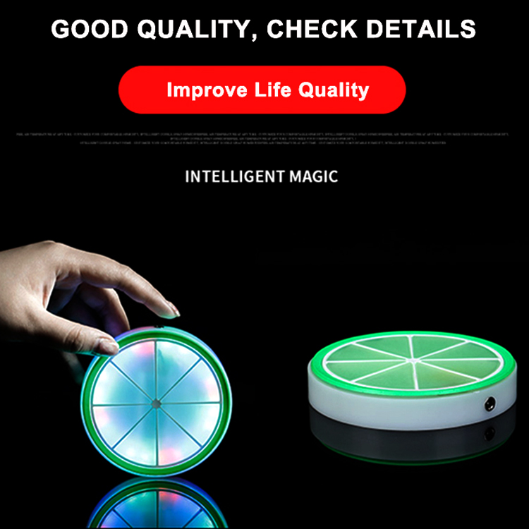 DHL Free Shipping 2019 New Event promotion blinking led cup pads light up glow sticker for bottle