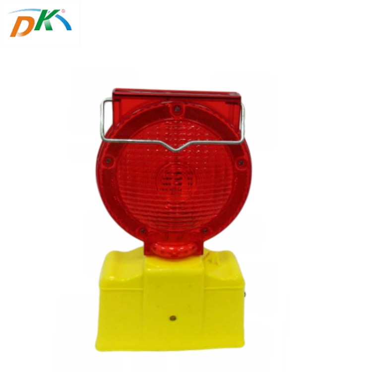 DK PC solar traffic warning light safety traffic light for roadway