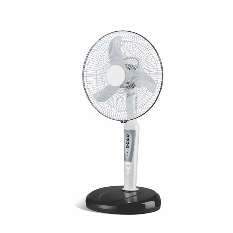 solar rechargeable pedestal fan