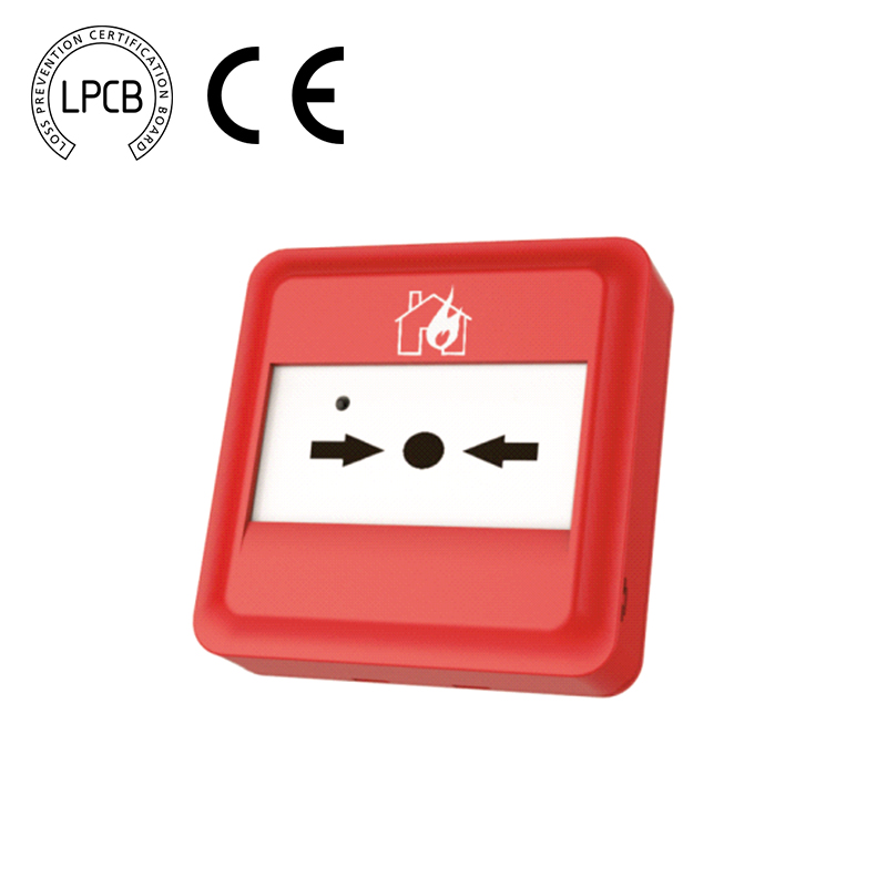 Break glass LPCB addressable fire alarm manual call point