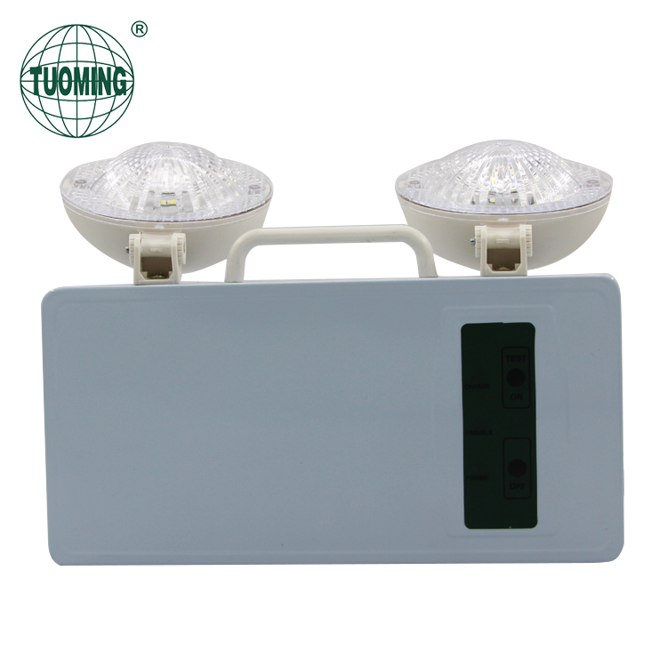 NI-CD 1.2V 350mAh rechargeable fluorescent emergency light bulkhead twin spot wall mounted emergency led light