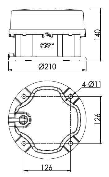 ICAO FAA standard led airfield light/beacon/lantern/aircraft warning light/bulb/lamp for telecom tower/chimney/building