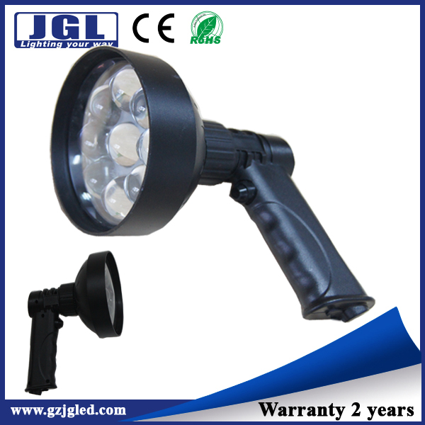 guangzhou 12V cigar lighter CREE LED IP65 27W rechargeable handheld spotlight 120MM NFC120-27W rechargeable halogen spotlight