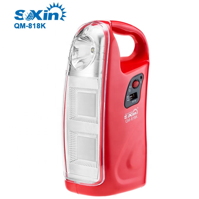 multifunctional portable solar power rechargeable emergency lamp