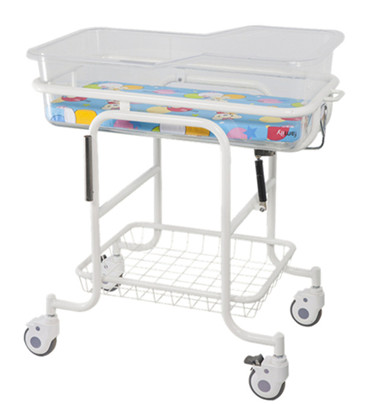 Stainless steel hospital baby beds