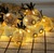 Outdoor Solar String Pineapple Shape Lights Hanging Lantern Lamp Warm Decorative Lights Garden Light