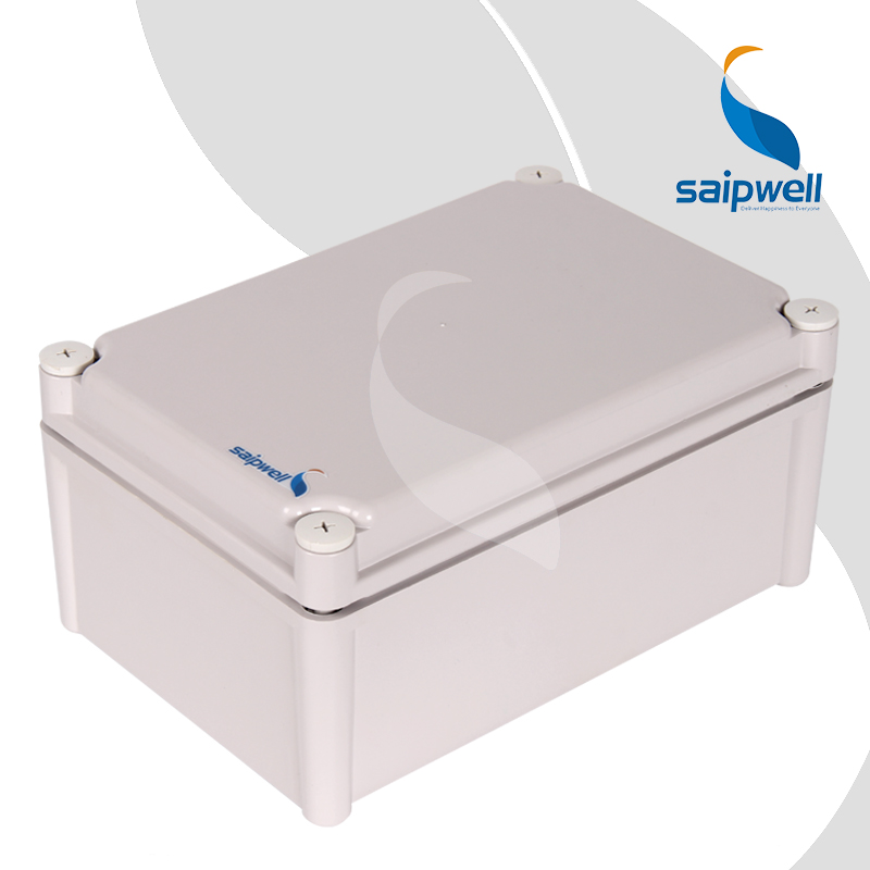 SAIPWELL Y IP66 DS-AG-2819 280*190*130 ABS Plastic Panel Grey Cover Enclosure Outdoor Distribution Surface Mount Box