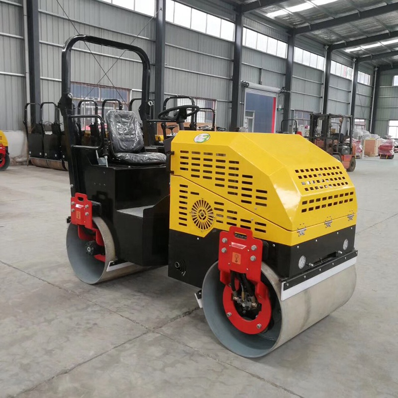 Double drum 700kg  road roller vibrating soil compactor