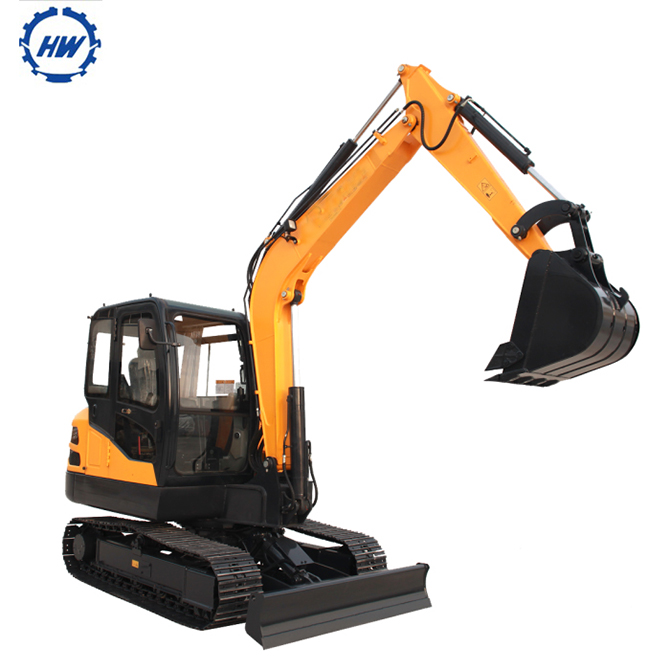 Crazy wheels small rc excavator digger machine full metal