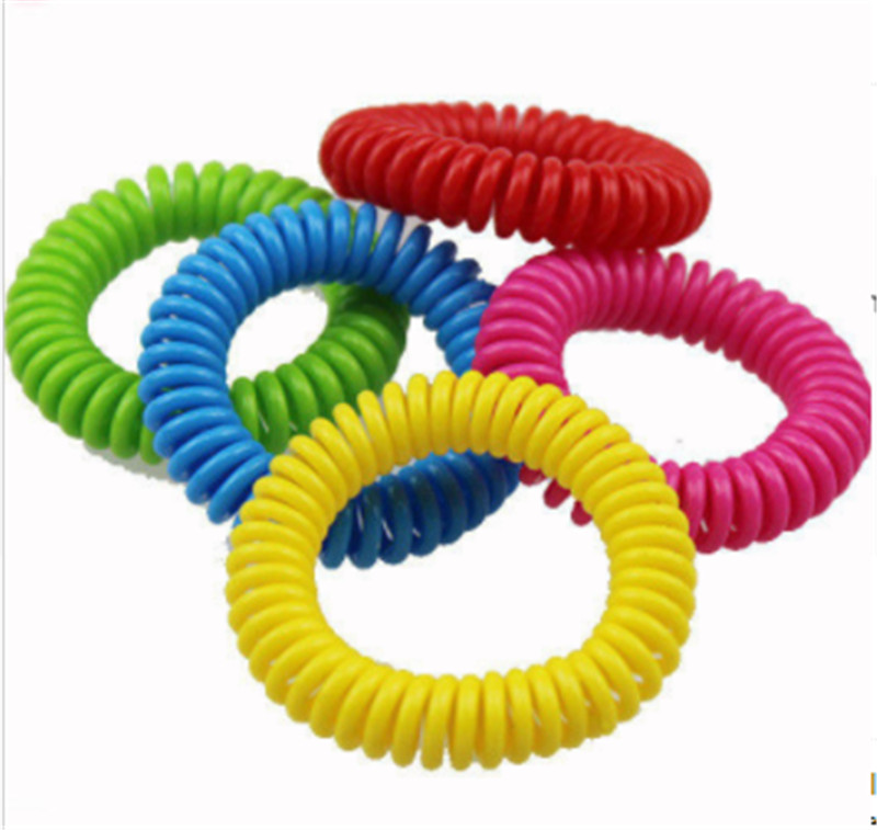 Elastic Eco-friendly Anti Mosquito Coil Wristband Repellent Bracelets Safe To Baby Skin