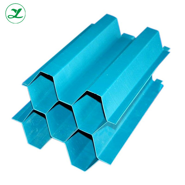 PVC tube settler plates lamella clarifier hexagon honeycomb